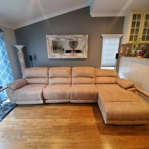 4 piece microfiber couch